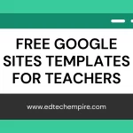 Free Google Sites Templates for Teachers Blog Image